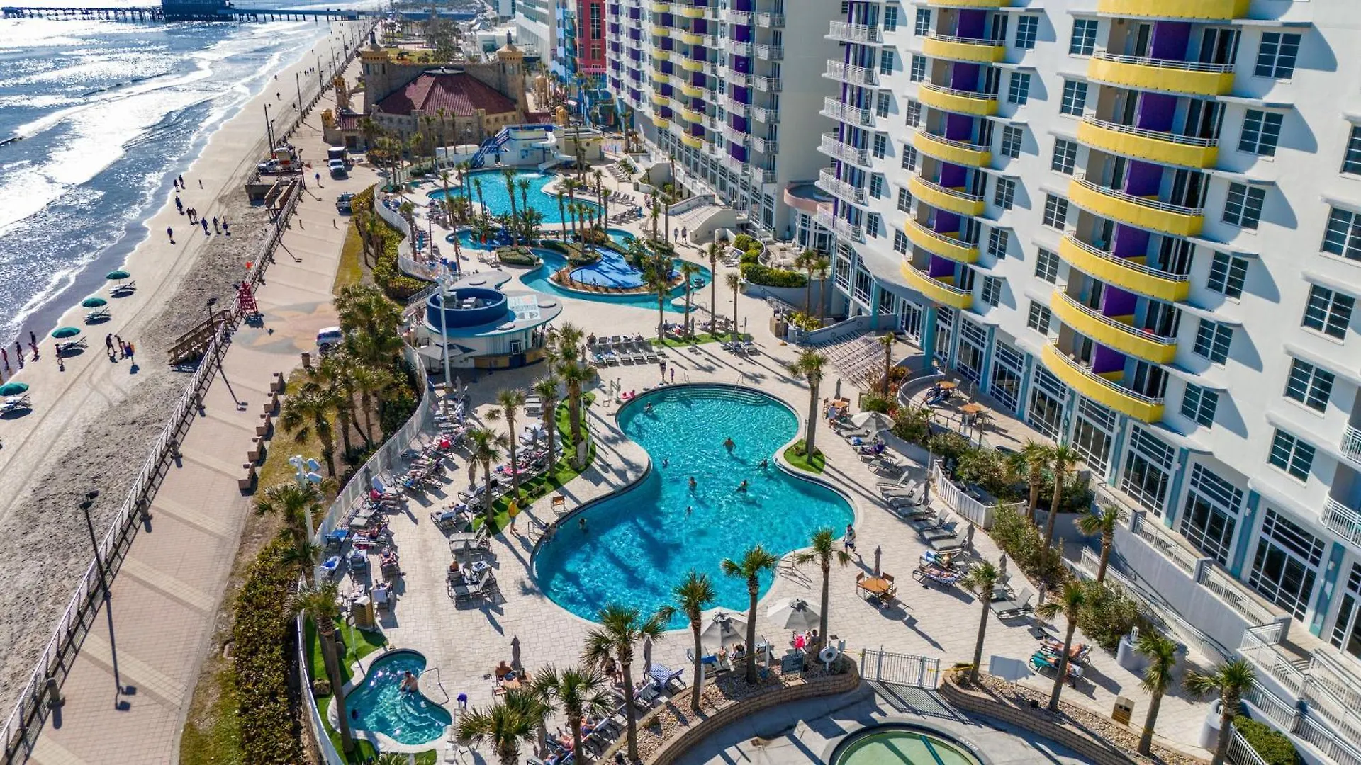 Oceanfront Luxury Stunning 3 Bedroom Renovation Direct Ocean Front At The Wyndham Ocean Walk Resort Daytona Beach